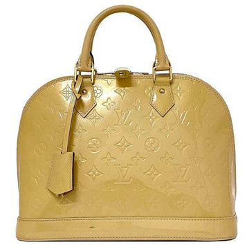 Louis Vuitton Monogram Vernis Citrin yellow  Leather Handbag
