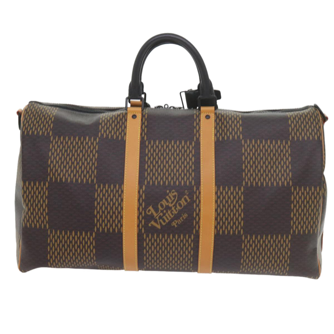 Louis Vuitton Keepall Bandouliere 50  Canvas Travel Bag