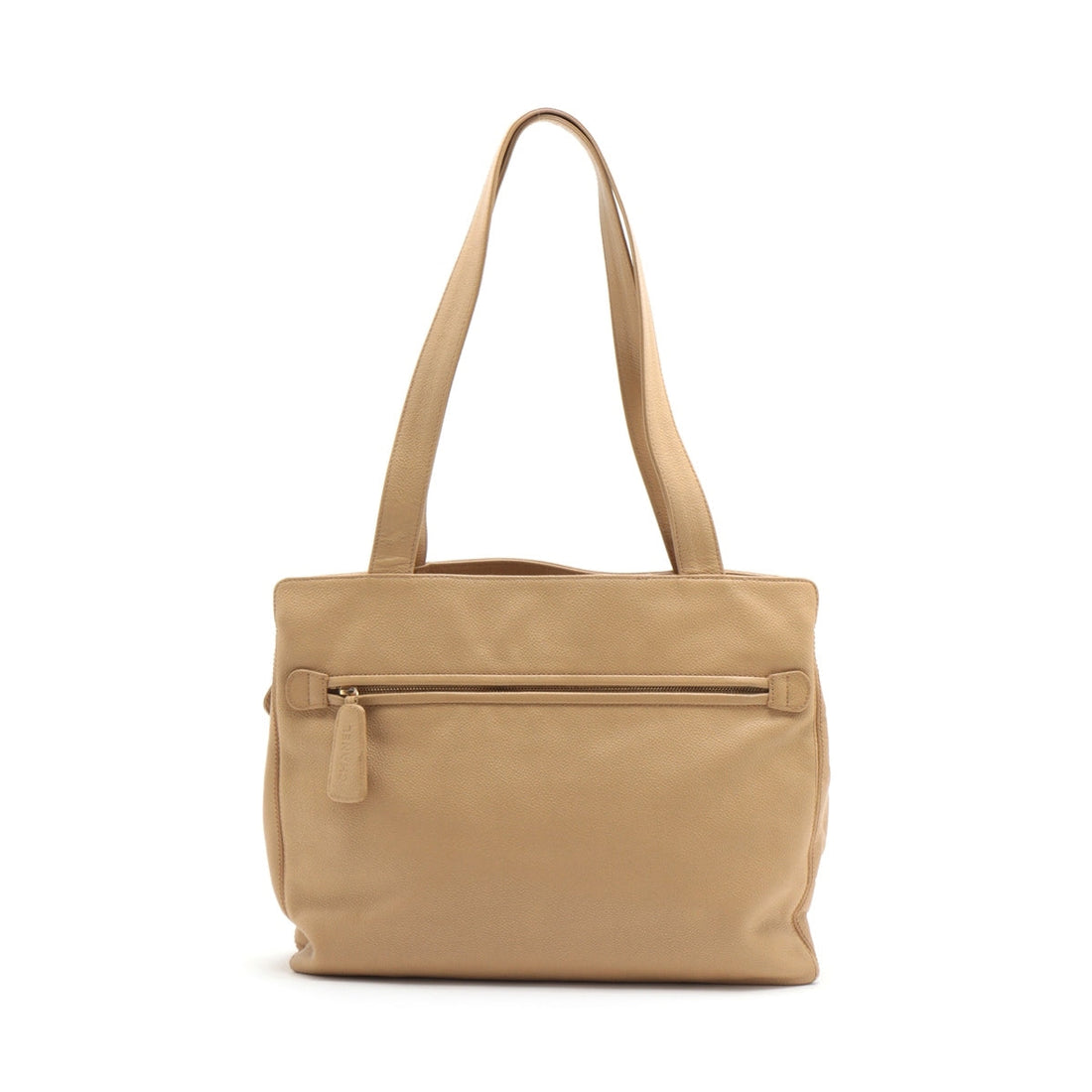 Chanel Coco Caviar S Shoulder Bag Beige Gold  6th