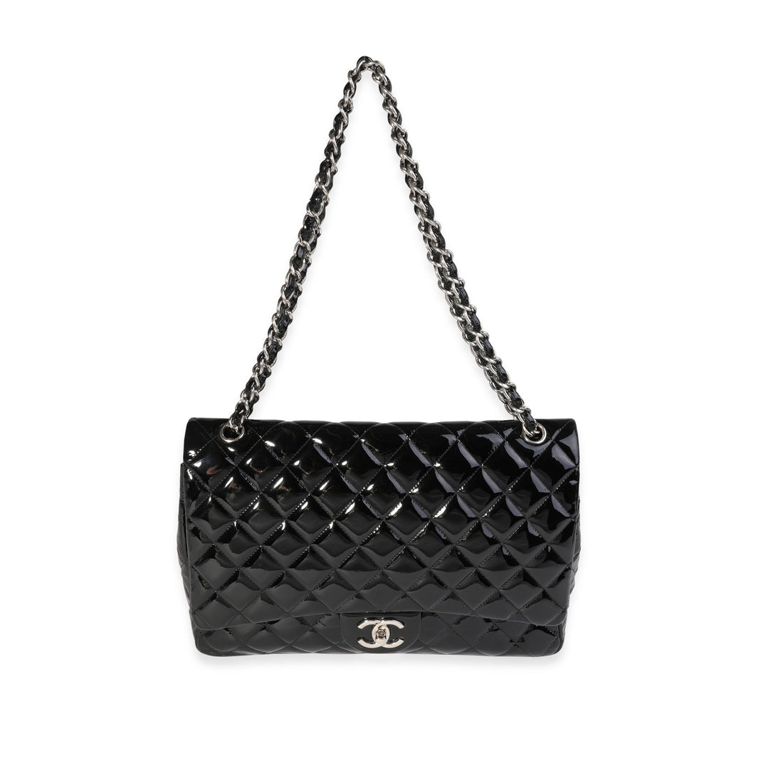 Chanel Black Quilted New 1:1 Rep Leather Maxi Classic Double New Bag
