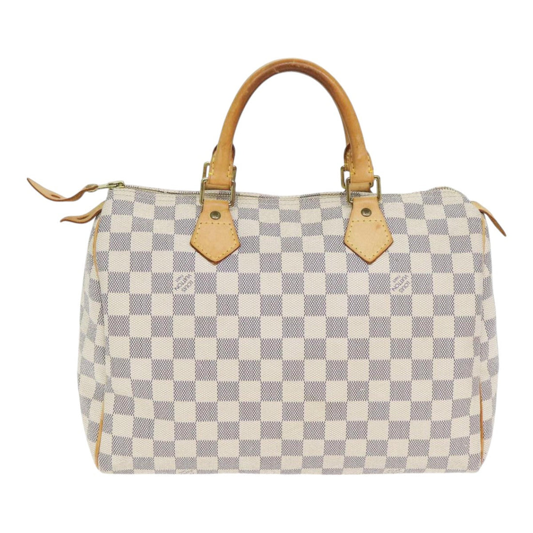 Louis Vuitton Speedy 30  Canvas Handbag