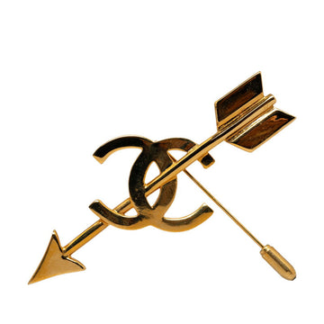 Top Quality Chanel  Cocomark Arrow Arrow Motif Brochure Gold Makeup  CHANEL