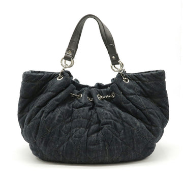 Top Quality Chanel Denim Leather Coco Cabas GM Tote