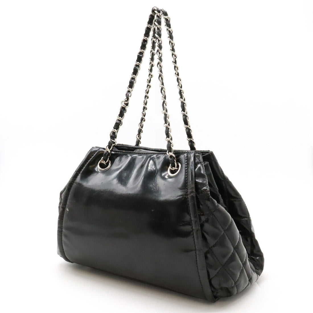 Chanel  Leather Chain Shoulder Bag