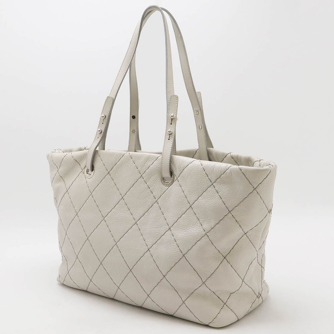 Chanel On the Road Leather Tote Bag