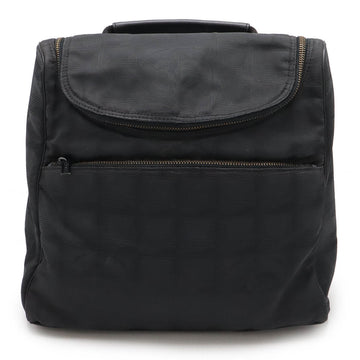 Chanel Nylon Jacquard Leather Backpack A15958