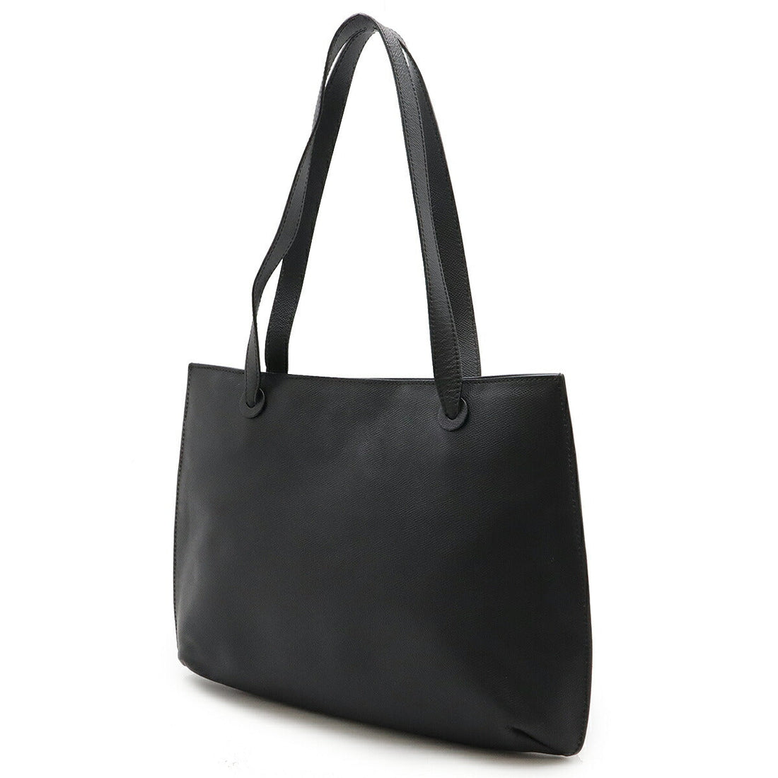 Chanel Leather Logo Tote Bag Black
