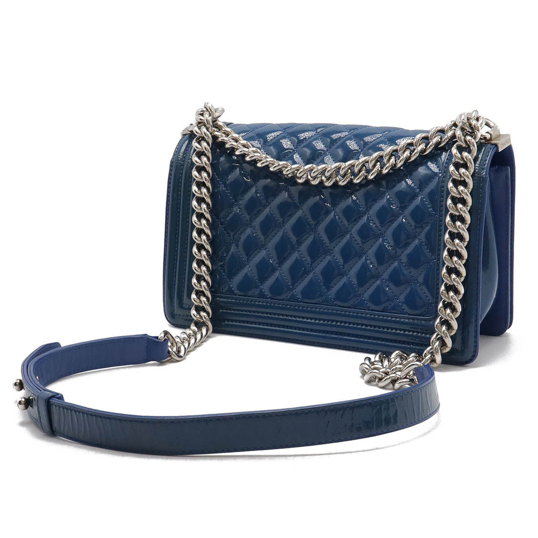 Chanel Boy Matelasse Chain Bag  Leather