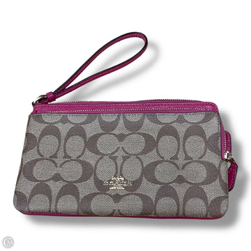 Wristlet Designer By Coach, Size: Medium