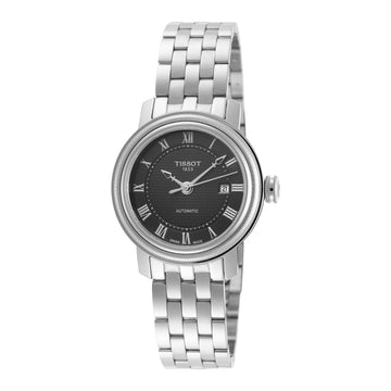 Tissot Women's T0970071105300 Bridgeport 29mm Black Dial Stainless Steel Watch