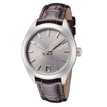 Tissot Women's T1012071607100 T-Classic 33mm Dial Leather Watch