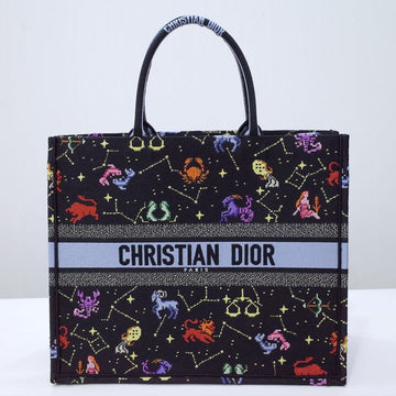 DIR1286 Medium Book Tote Constellation black red