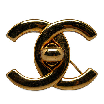 Chanel  Coco Turn-Lock Brochure Gold   Chanel