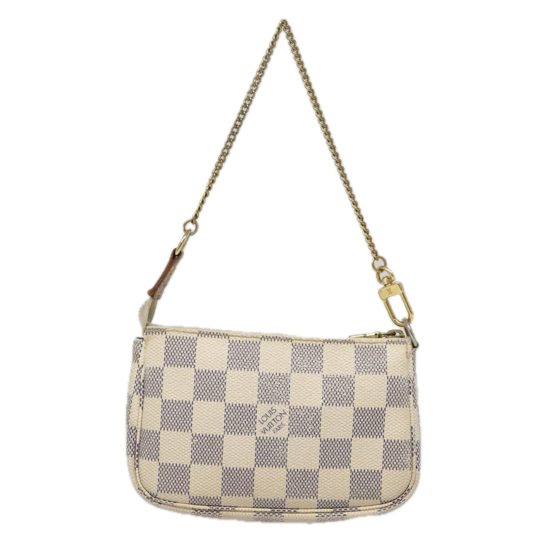 Louis Vuitton Pochette Accessoire  Canvas Clutch Bag