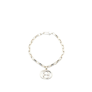 Gucci Interlocking G Silver Chain Bracelet