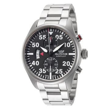 Glycine Men's Airpilot Chrono 44mm Quartz Watch