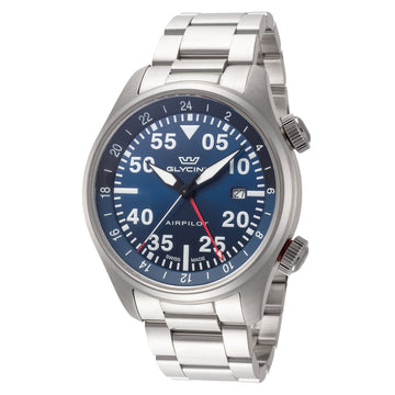 Glycine Men's Airpilot GMT 44mm Quartz Watch