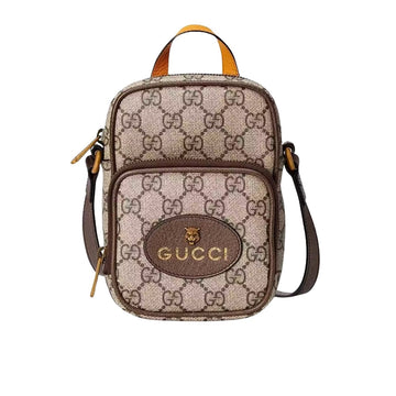GG NEO  GG SUPREME SMALL CROSSBODY BEIGE 12CM
