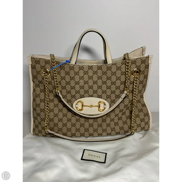 Tote Luxury Designer By Gucci, Size: Large