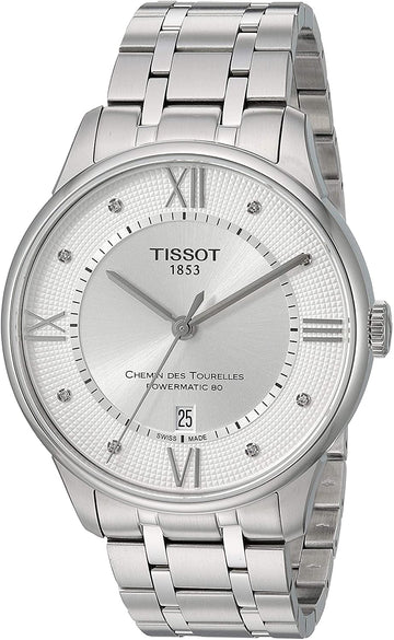 Tissot Men's T0994071103300 T-Classic Chemin des Tourelles 42mm Automatic Watch