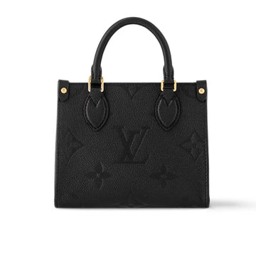 LV ONTHEGO BB MONOGRAM EMPREINTE BLACK 18CM M46993