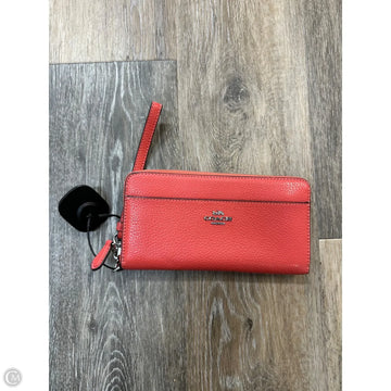 Wristlet Designer By Coach, Size: Large