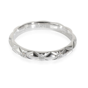 Top Quality Chanel Coco Crush Band in Platinum 0.04 CTW