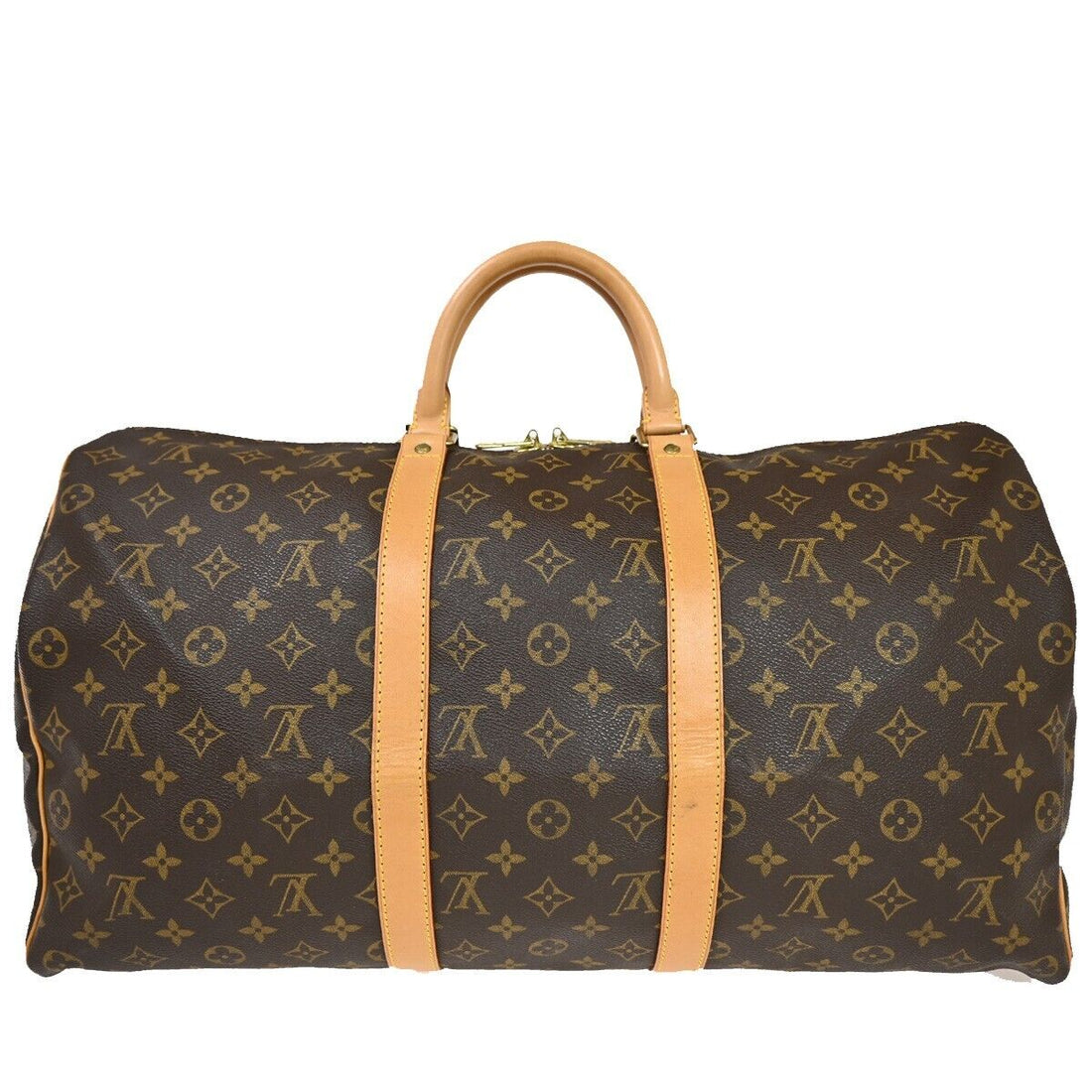 Louis Vuitton Keepall Bandouliere 50  Canvas Travel Bag