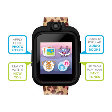 PlayZoom 2 Kids Smartwatch: Leopard Print