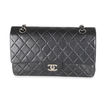 Chanel Black Quilted Lambskin Medium Classic Double New Bag