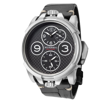 CT Scuderia Men's Due Tempi 44mm Quartz Dual Time Watch