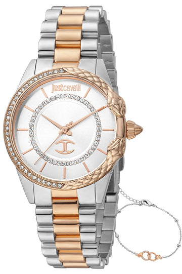 Just Cavalli Women's Animalier Set Catena 32mm Quartz Watch