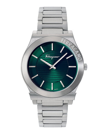 Ferragamo Men's Gancini 41mm Quartz Watch SFMP00222
