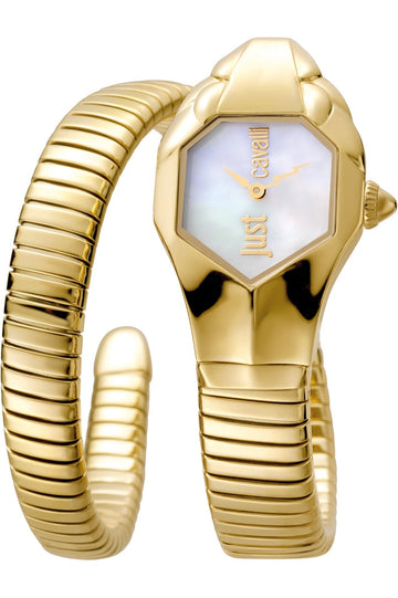 Just Cavalli Women's JC1L001M0025 Signature Snake 22mm Quartz Watch