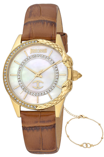 Just Cavalli Women's Animalier Set Catena 32mm Quartz Watch