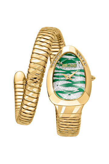 Just Cavalli Women's JC1L225M0045 Signature Snake Glam Evo 8 Solo 22mm Quartz Watch