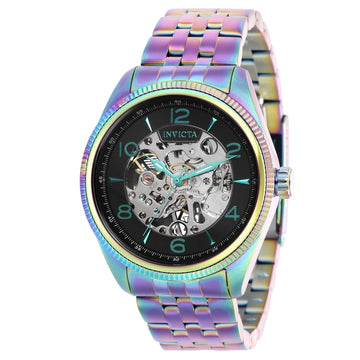 Invicta Men's 43mm Black Dial Manual-Wind Watch