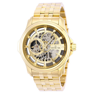 Invicta Men's 42mm Gold Dial Manual-Wind Watch