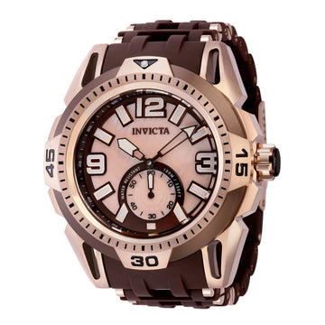 Invicta Men's 52mm Pink Mother-of-Pearl Dial Quartz Watch