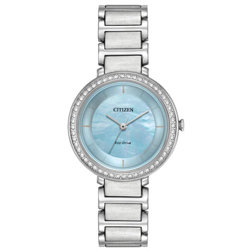 Citizen Women's EM0480-52N Silhouette 30mm Eco-Drive Solar Watch