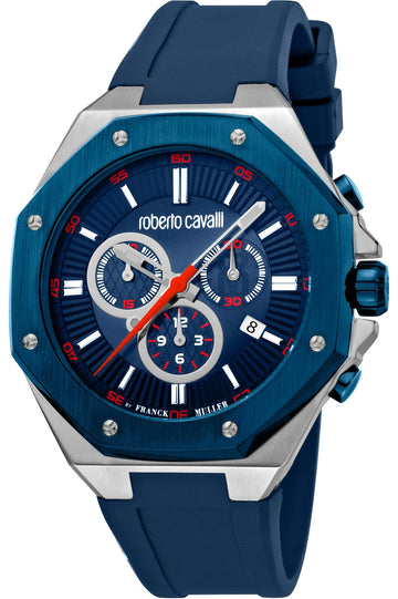 Roberto Cavalli by Franck Muller Men's RV1G123P0021 44mm Quartz Watch