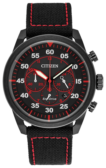 Citizen Men's CA4215-12E Avion 45mm Solar Eco-Drive Watch