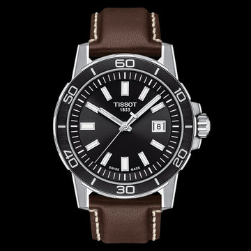 Tissot Men's T1256101605100 Supersport Gent 44mm Quartz Watch