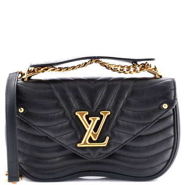 New Wave Chain Bag Quilted Leather MM