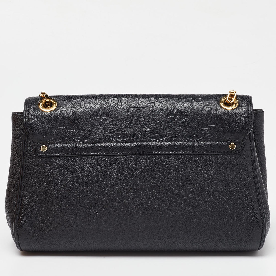 Louis Vuitton Black Monogram Empreinte Leather Saint Germain Pm Bag