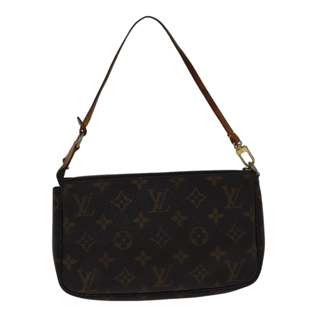 Louis Vuitton Pochette Accessoire  Canvas Clutch Bag