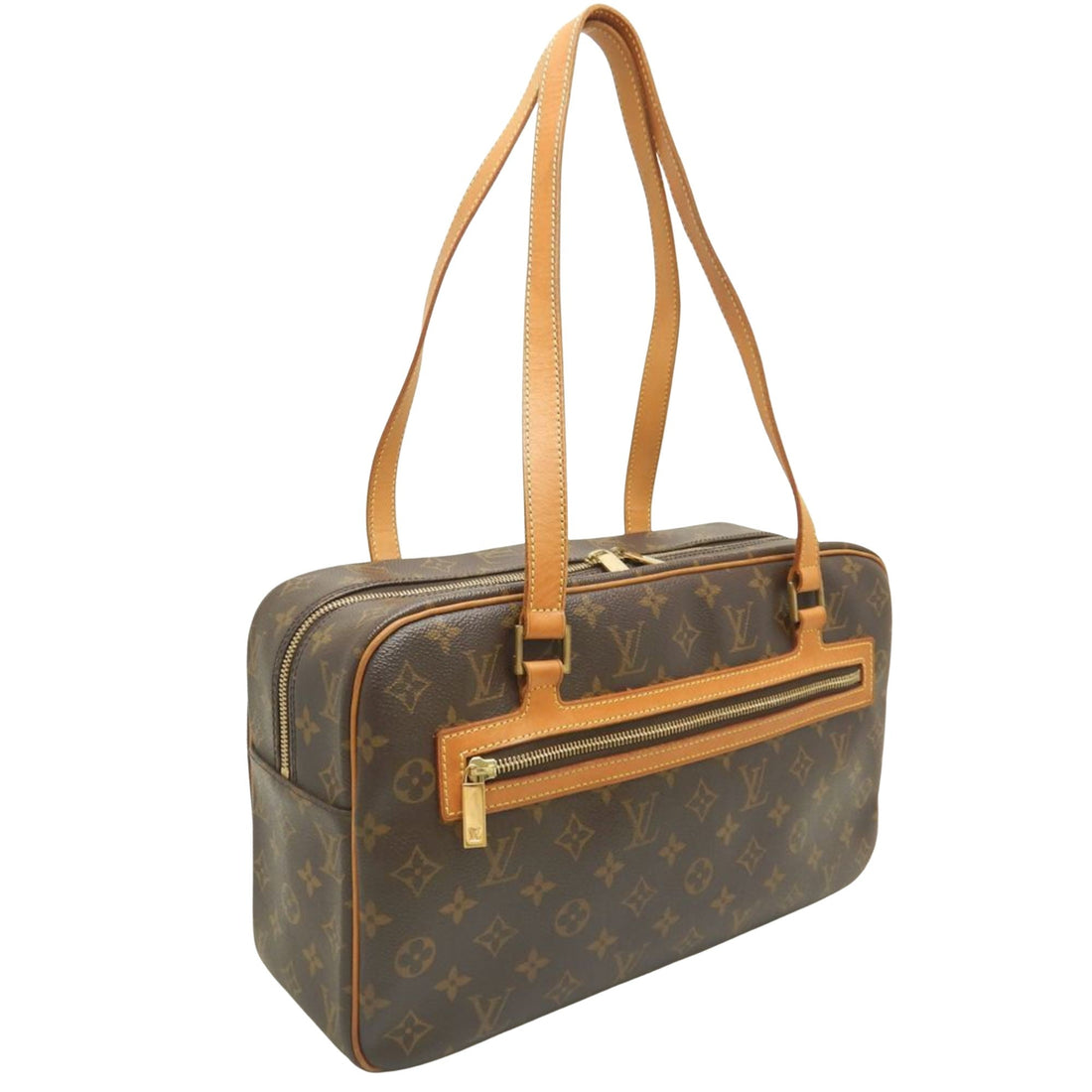 Louis Vuitton Cité  Canvas Shoulder Bag