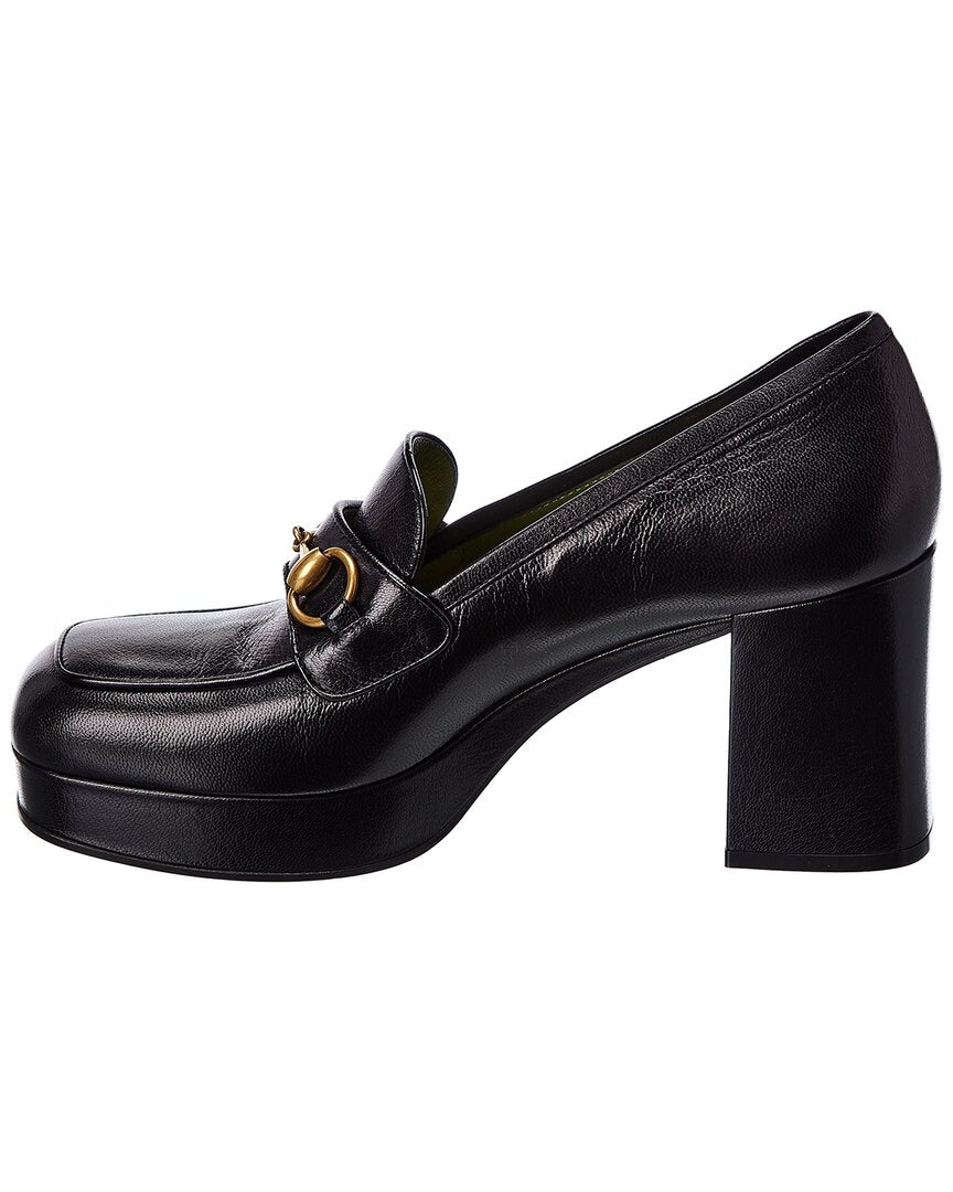 Gucci Leather Platform Loafer