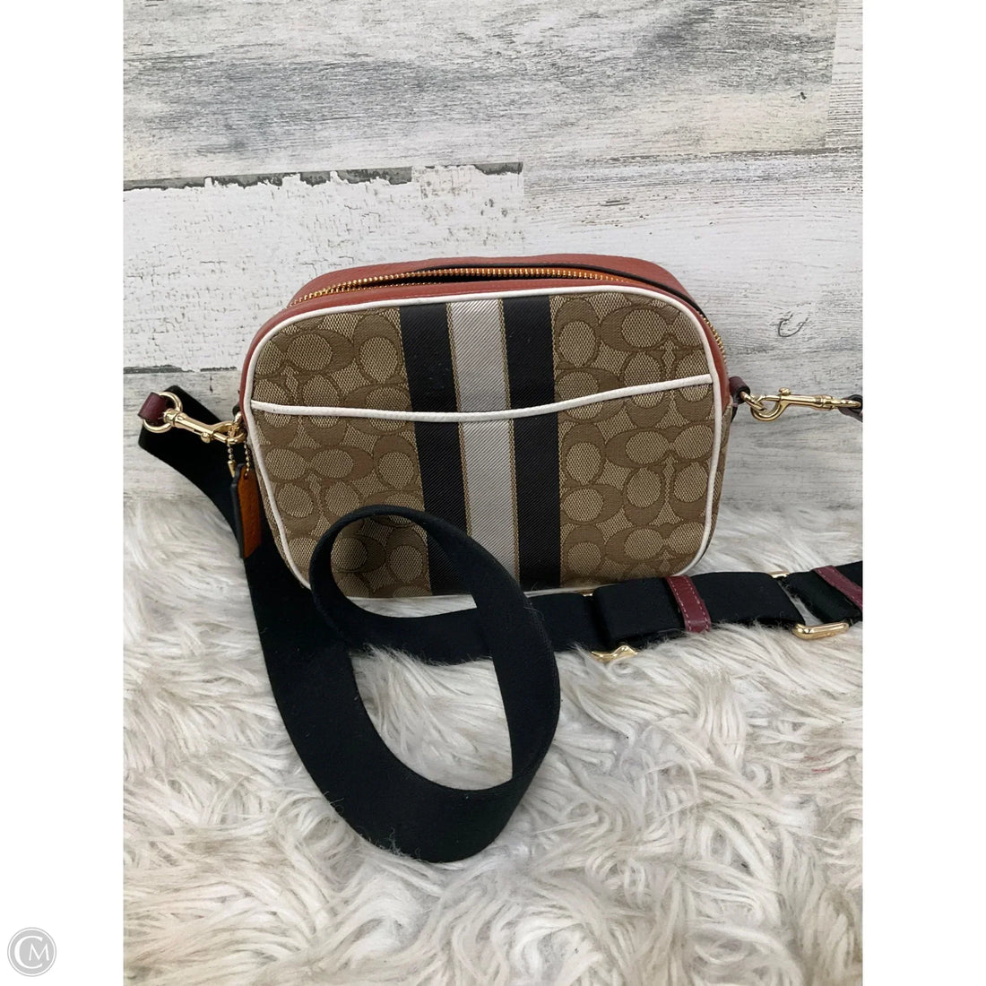 Crossbody Designer By Coach, Size: Medium