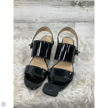 Sandals Designer By Coach In Black, Size: 8